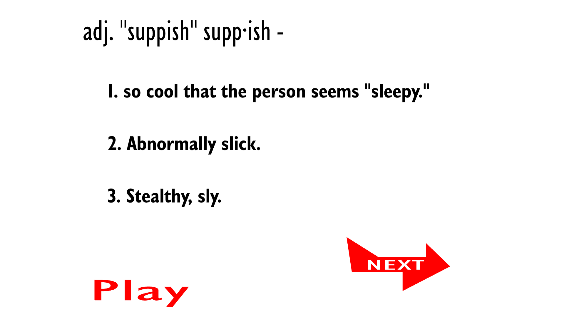 SUPPISH